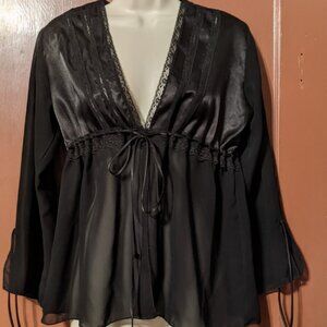 SMALL SECRET TREASURES LINGERIE SLEEP TOP 3/4 SLEEVE-36 INCH BUST